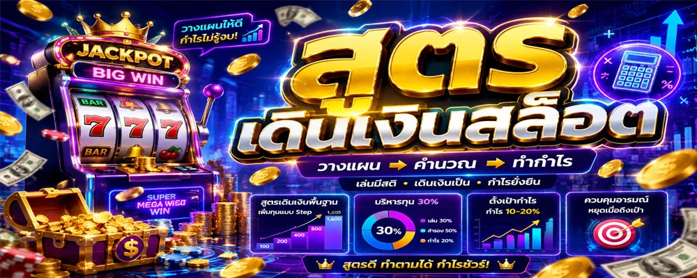 สูตรเดินเงินสล็อต