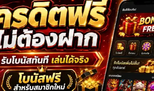 เครดิตฟรีไม่ต้องฝาก