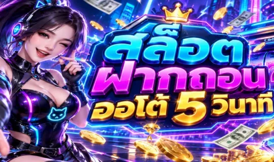 สล็อต ฝากถอน ออโต้ 5 วินาที