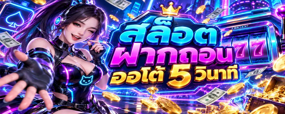 สล็อต ฝากถอน ออโต้ 5 วินาที