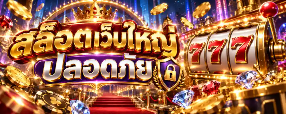 สล็อตเว็บใหญ่ ปลอดภัย